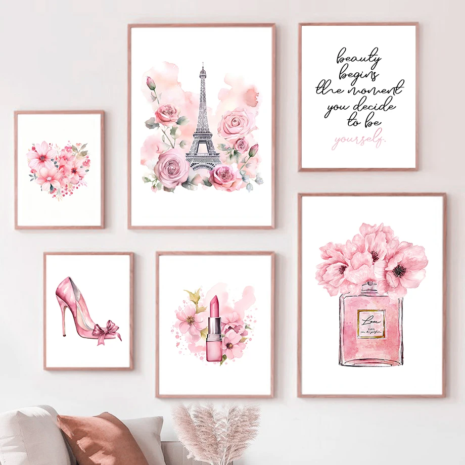 Photography Trend - Parigi Fashion Art Poster Rosa Torre