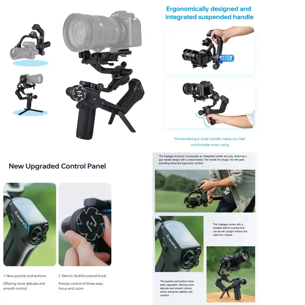 Handheld Stabilizer Gimbal - FeiyuTech Feiyu Scorp 2 Stabilizzatore Gimbal