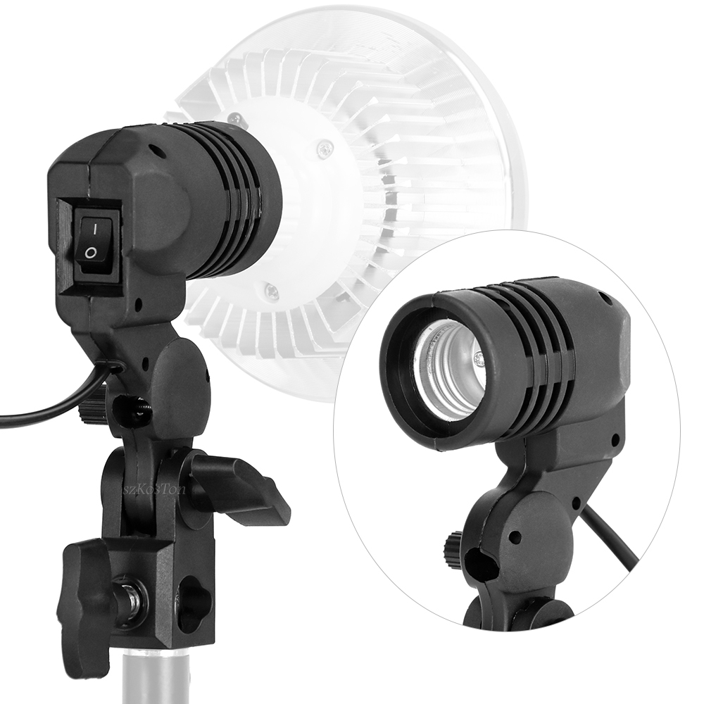 Photography Umbrella Light - Portalampada a testa singola Presa E27