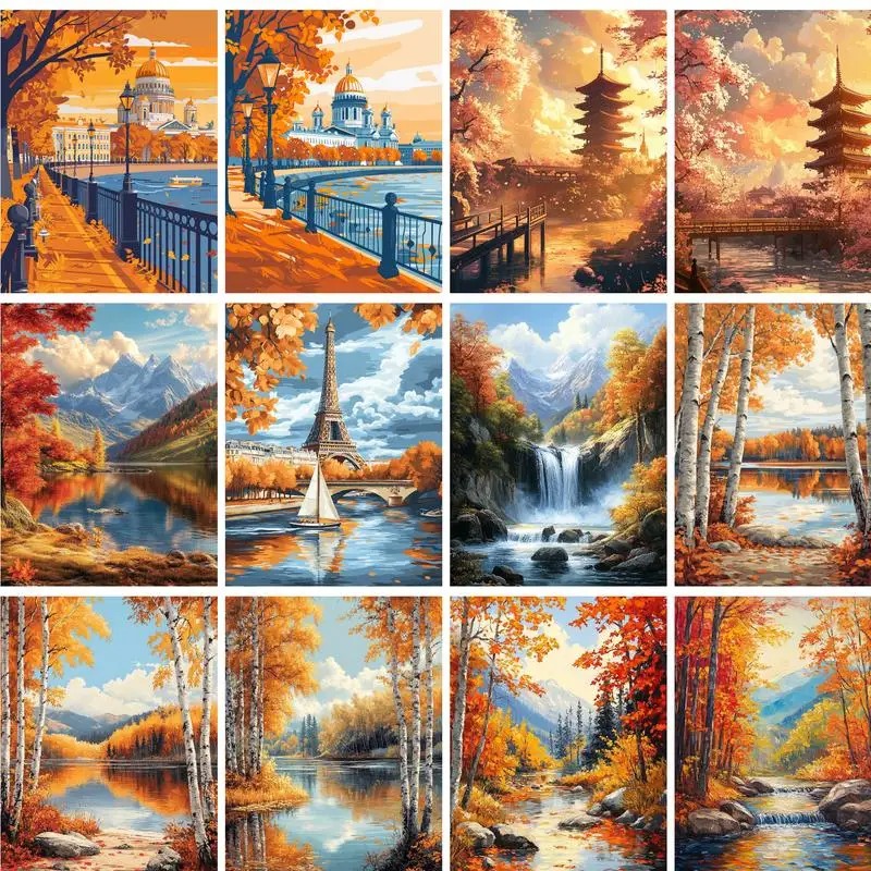 Photography Trend - Dipinto con numeri su tela 40x50cm,