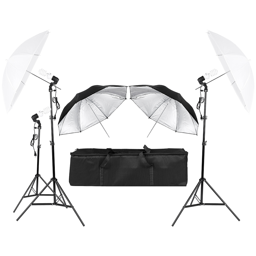 Photography Umbrella Light - Kit di illuminazione continua per ombrellone