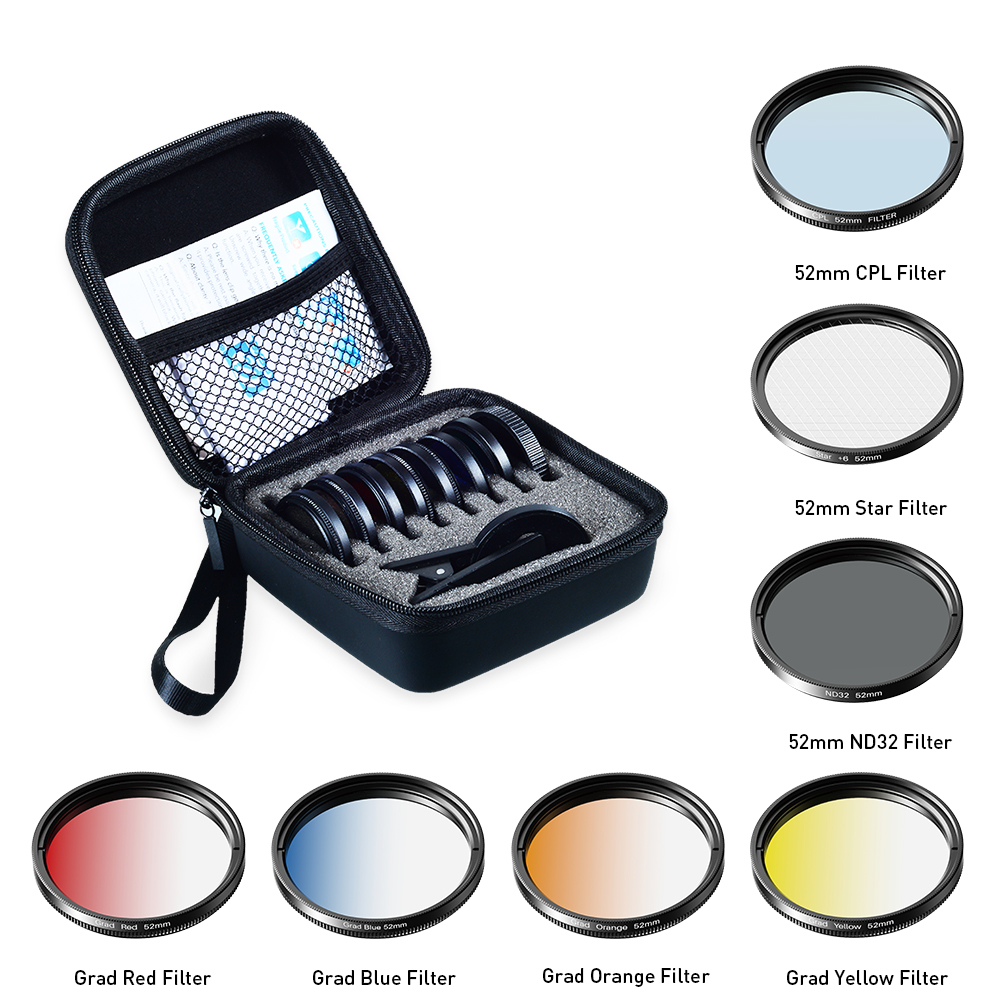 Photography Yellow Filter - APEXEL Kit di filtri graduati 7