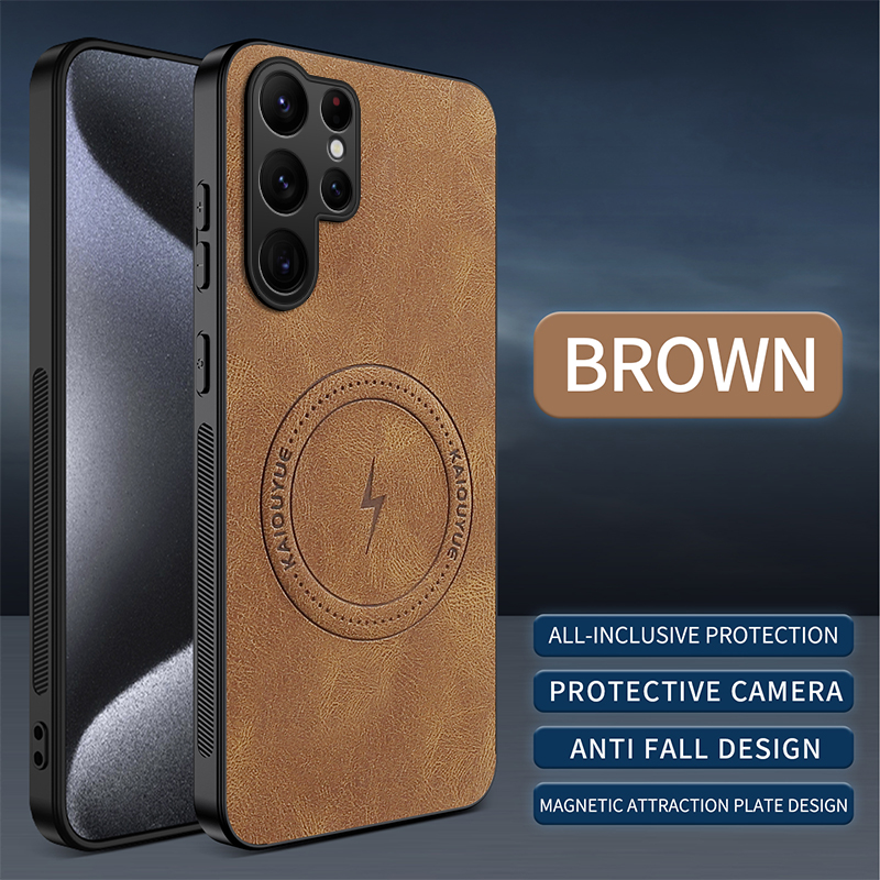 Photography Kit Samsung S26 Ultra - Custodia in pelle magnetica per Samsung