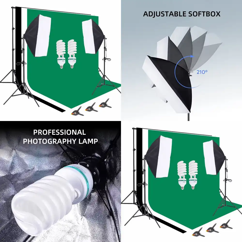 Photography Umbrella Light - Attrezzatura per Studio Fotografico, Set Sfondo