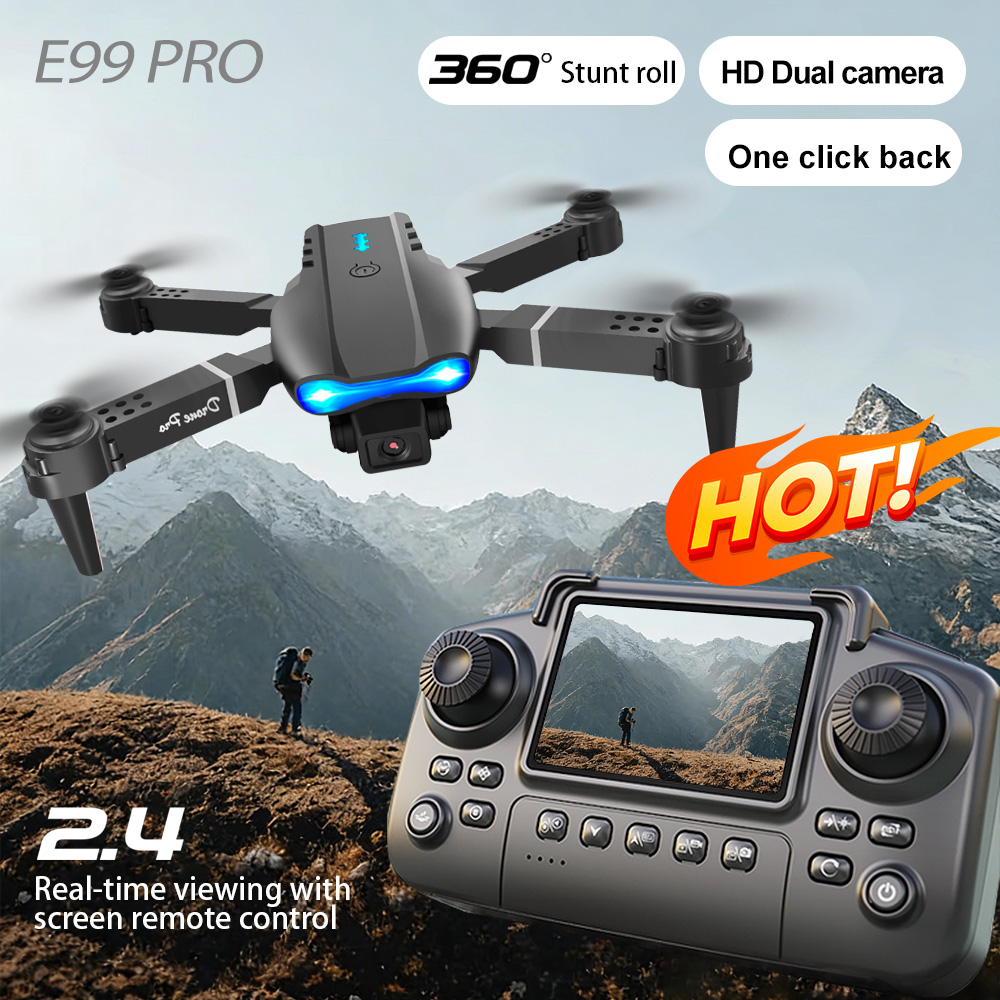 Photography Year - Drone Aereo con Doppia Lente, Commutazione,