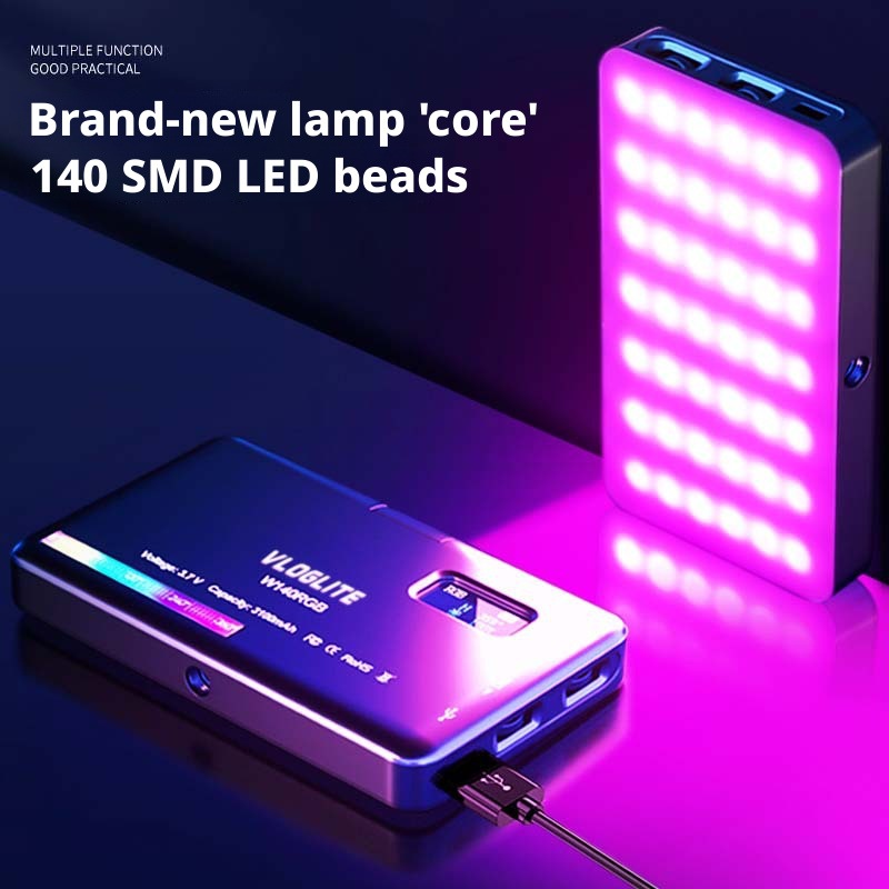 Photography Year - Luce RGB Portatile per Videoconferenze, Lampada