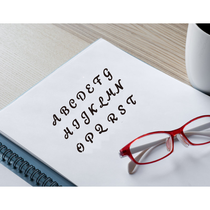 12/24 pz Lettera Stencil Diseg - Photography Font recensione e prezzo