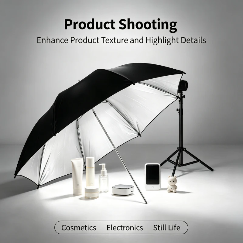Ombrello Riflettente Nero Dure - Photography Umbrella Light recensione e prezzo