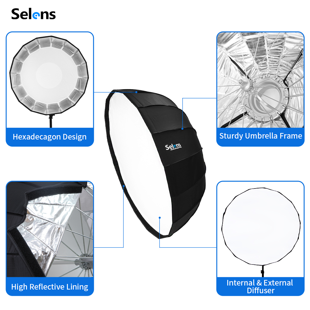 Selens 85cm ombrello Radar Sof - Photography Umbrella Light recensione e prezzo