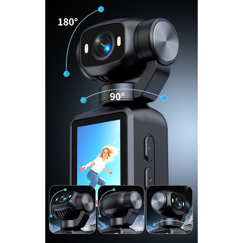 Videocamera portatile 4K HD co - Handheld Stabilizer Gimbal recensione e prezzo