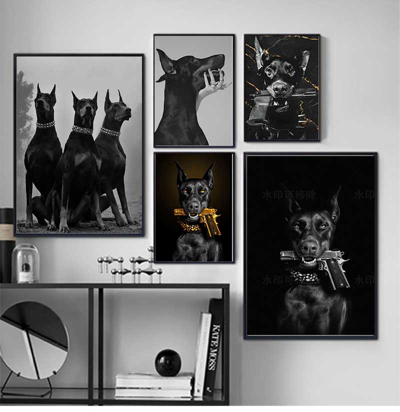 Poster Moderno di Doberman Ner - Photography Trend recensione e prezzo
