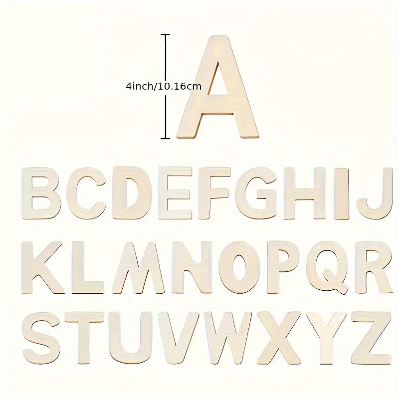 26 Pezzi di Lettere in Legno,  - Photography Font recensione e prezzo